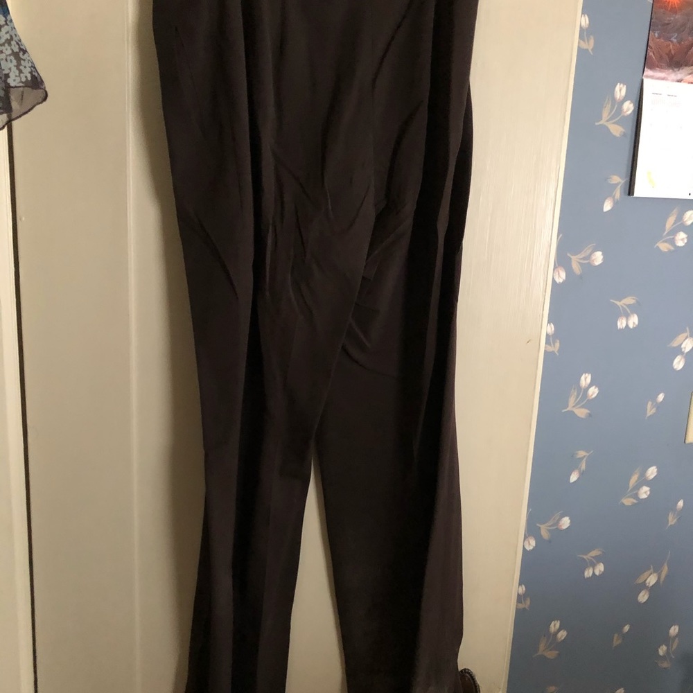 Jones New York Brown Straight Leg Pants - Picture 4 of 5